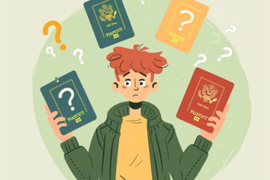 orodo2060 A person holding up two different passports while mak 112e38e7 63da 4d80 a665 42ffd3e9b540