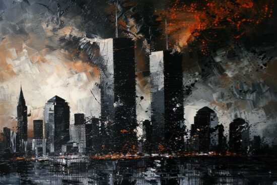 orodo2060 The Twin Towers In New York City Burnt Down On Backgr 98772bab 6828 42b0 a48b b0913f873233