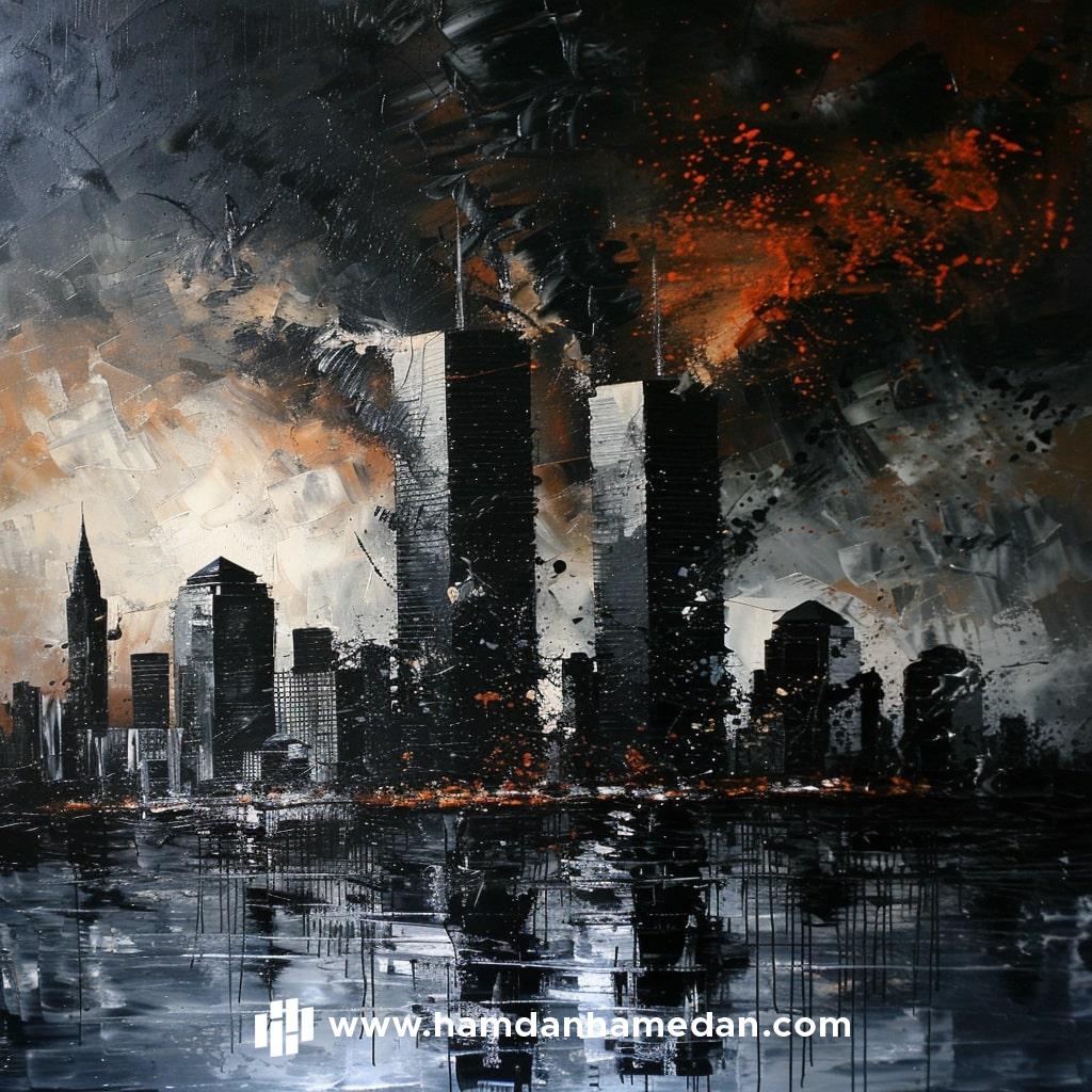 Meramu Definisi Terorisme yang Objektif 1 orodo2060 The Twin Towers In New York City Burnt Down On Backgr 98772bab 6828 42b0 a48b b0913f873233