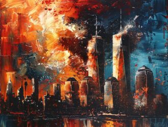 orodo2060 The Twin Towers In New York City Burnt Down On Backgr bfa19173 4a65 4290 878a 82662105ba25